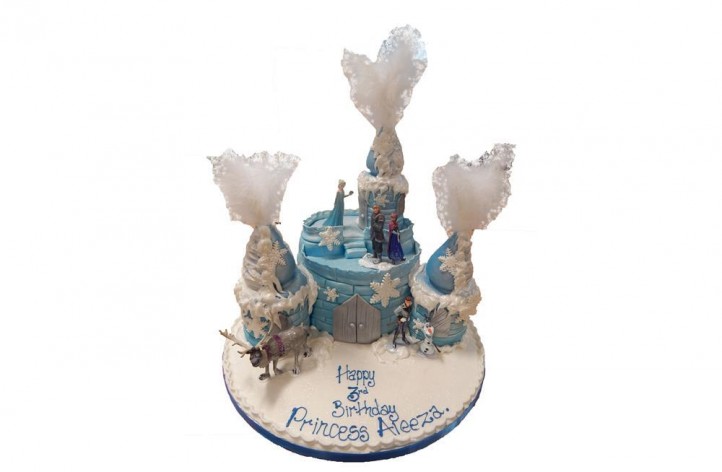 Frozen Castle with Own Figures